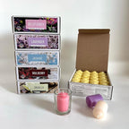 Scented Votive Candles - 15 Hour Burn Time - Candles for All Decorations - for Wedding, Birthday, Holiday & Home Decoration - Made in The USA, Box of 20, Vanilla