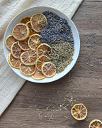 Potpourri Simmering, Happiness Simmer Pot Dried Lemon Slices, Rosemary & Lavender, Summer & Spring Stovetop Potpourri Kits for Home Housewarming Gift