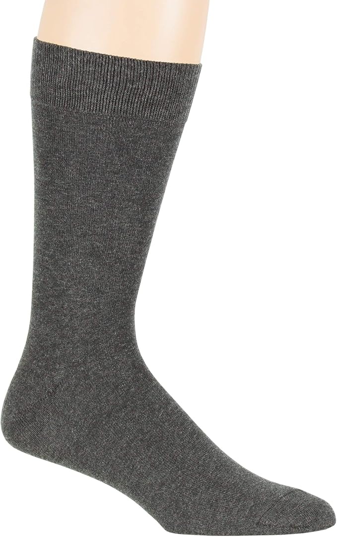 7BigStars Mens Dress Socks – 6 Pairs Crew, Soft Stay Up, Cotton Comfort for Business, Office, Big and Tall, Breathable