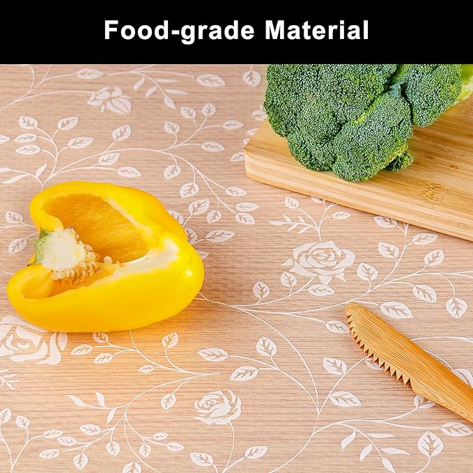 Cooyes Shelf Liner – Premium Non-Adhesive Cabinet & Drawer Liner for Kitchen – Waterproof Shelf Paper with Modern Pattern – Durable EVA Cabinet Mat – Easy to Cut