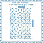 SCENTORINI 15 Sheets Drawer Liners for Dresser, Linen Scented Drawer Liners, Drawer Paper Liner 14.3x19.5 Inch, for Fragrant Drawer Liners for Home Shelf Closet