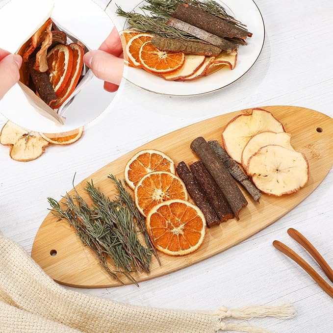 6 Pack Potpourri Simmer Kit 480g Christmas Stovetop Potpourri with Stickers Woodsy Forest Scent Winter Natural Non Toxic Home Fragrance for Xmas Scent Stocking Stuffer Gifts