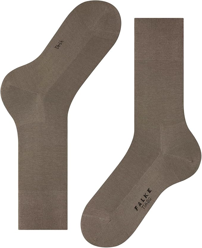 FALKE Men's Tiago Dress Socks, Sustainable Cotton, Crew, 1 Pair