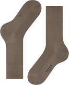 FALKE Men's Tiago Dress Socks, Sustainable Cotton, Crew, 1 Pair