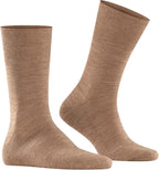 FALKE Men's Airport Dress Socks, Premium Merino Wool Cotton Blend, Sustainable Luxury, Eco-Friendly Business Casual, 1 Pair