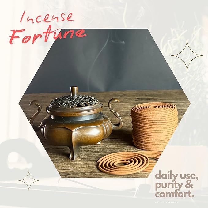 SZ ShinZuo Agarwood Incense Coils (3-3.5hrs, 48pcs) - Taiwan Incense Style- Basic Agarwood Level, for Religious Practices, Meditation, Yoga, Prayer. Daily Use (1)