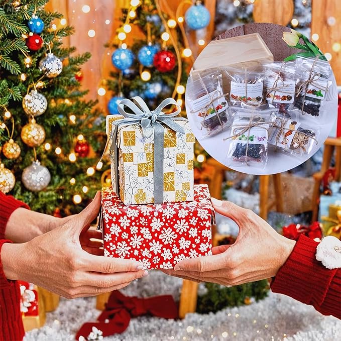 Simmering Potpourri Kit, Six Style Happiness Simmer Pot Set – Included Varieties All-Natural Spices Stove Top Scent Mix for Home Fragrance, Gift for Housewarming, Christmas, Mother’s Day