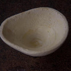 Handmade Rustic Terracotta Incense Holder, Wabi‑sabi Ceramic Palo Santo& Sage Sticks Bowl, Minimalist & Retro Blow, A Spiritual Decor for Yoga&Meditation (Off-White)