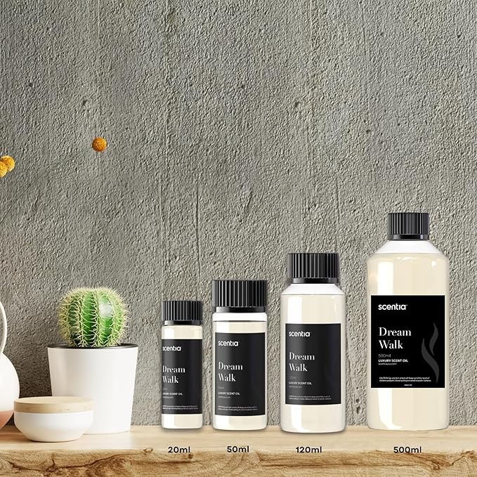 Hotel Diffuser Oil Inspired by The 5- Star Hotel Scent - 500 ml 16.9 fl oz - Essential Oil Blend for Diffuser Refill,White Tea Oil for Aromatherapy Diffusers and Humidifiers - Dream Walk