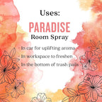 Aura Cacia Paradise Room Spray 8 Fl. oz. - Light Aroma, No Synthetic Fragrances