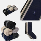 VRD Men’s Dress Socks, Bamboo 5-Pack Mens Socks, Mid Calf Length, Crew Socks Gift for Men Shoe Size 8-13