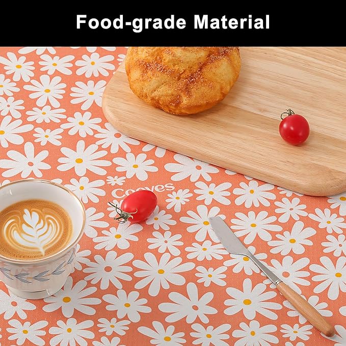 Cooyes Shelf Liner – Premium Non-Adhesive Cabinet & Drawer Liner for Kitchen – Waterproof Shelf Paper with Modern Pattern – Durable EVA Cabinet Mat – Easy to Cut