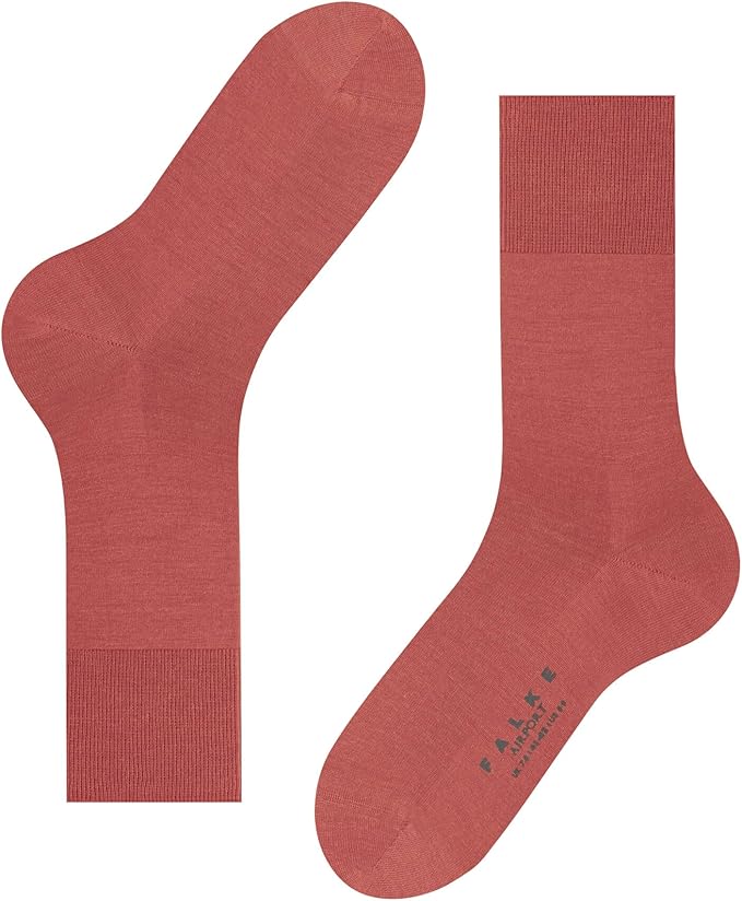 FALKE Men's Airport Dress Socks, Premium Merino Wool Cotton Blend, Sustainable Luxury, Eco-Friendly Business Casual, 1 Pair