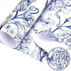 10 Sheets Drawer Liners for Dresser Scented Drawer Liners Non Adhesive Scented Paper for Fragrant Home Shelf Closet(Linen,Blue Butterfly)