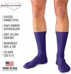Cotton Dress Socks for Men – Comfortable Men’s Executive Socks – Classic Mid-Calf Dress Socks by Boardroom Socks