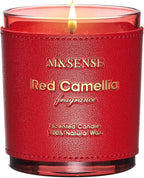 M&SENSE Citrus Floral Scented Soy Candles, Naturally Scented Vegan Soy Candle, 10oz 42-Hour Long Last Burning Time, No Toxin Bathtub Relaxing Stress Relief Home Fragrance for Women and Man