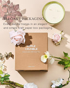 M&SENSE Puffy Cloud Dream Scented Candle, 35 OZ Extra Large 3 Wick Natural Soy Wax Candles 150 Hours Long Lasting Slow Burning, Candles Gift for Spring Home Decor