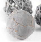 Natural Tones Vase & Bowl Fillers | Floral & Decorative Balls Home Decor (Grey Rose)