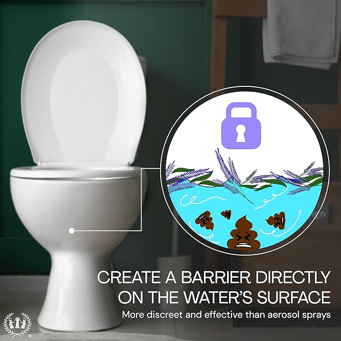 Muse Apothecary Flush Ritual - Aromatic & Refreshing Toilet Spray, Use Before You Go, 8 oz, Infused with Natural Essential Oils - Aloe + Eucalyptus + Lavender, 2 Pack