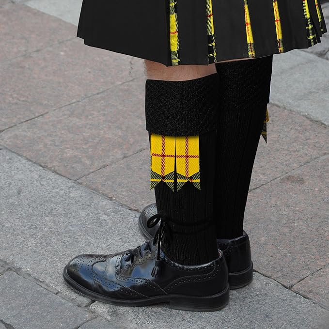 DSS KILTS-Kilt Hose, Tradional Scottish Kilt Scocks Wool Blend, Bubbled Design Kilt Socks for USA Shoe Sizes