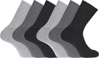 DOCKERS Men's Performance Socks - 3-Pairs and 6-Pairs Athletic and Dress Crew Socks for Men