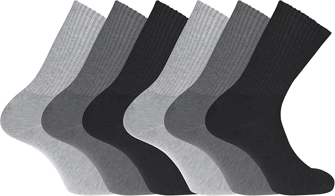 DOCKERS Men's Performance Socks - 3-Pairs and 6-Pairs Athletic and Dress Crew Socks for Men