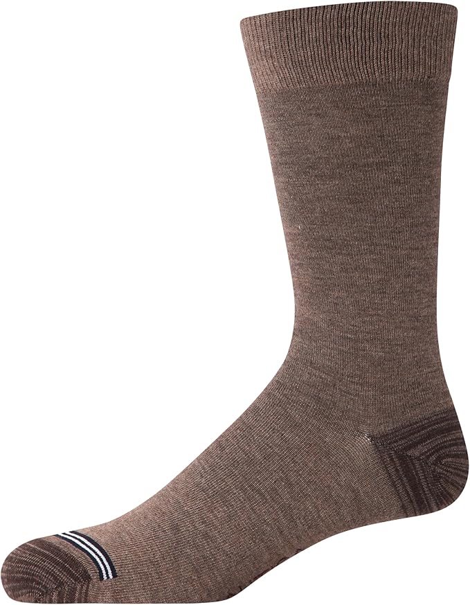 Nautica Mens Dress Socks - 10 Pack Breathable Stretch Crew-Length Work Socks for Men for Business Formal Wear (Sizes: 6-12.5)