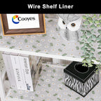 Cooyes Shelf Liner – Premium Non-Adhesive Cabinet & Drawer Liner for Kitchen – Waterproof Shelf Paper with Modern Pattern – Durable EVA Cabinet Mat – Easy to Cut