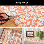 Cooyes Shelf Liner – Premium Non-Adhesive Cabinet & Drawer Liner for Kitchen – Waterproof Shelf Paper with Modern Pattern – Durable EVA Cabinet Mat – Easy to Cut