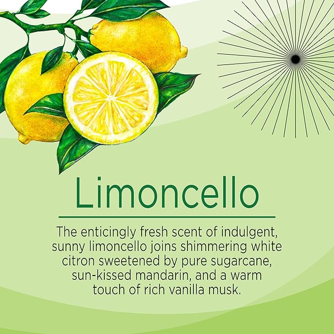 Citrus Magic Limited Edition Odor Eliminating Air Freshener Spray, Limoncello, 3-Ounce, Pack of 3