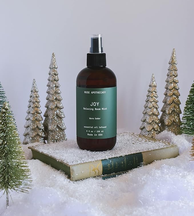 Muse Apothecary Room Ritual - Botanical Collection - Room Spray, Aromatic and Relaxing Room Mist, Air Freshener Spray, Infused with Natural Aromatherapy Essential Oils - 8 oz, Warm Cedar
