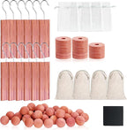 Cedar Blocks for Clothes Storage 80Pcs, Cedar Ball and Chips for Closets and Drawers,Natural Cedarwood for Closets, Fresh Scented Sachets