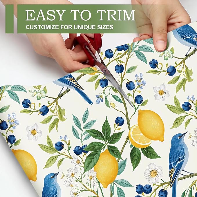 10 Sheets Drawer Liners for Dresser Scented Drawer Liners Non Adhesive Scented Paper for Fragrant Home Shelf Closet(Lemon Scent,Lemon Pattern)