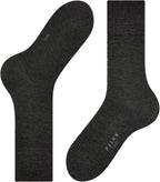 FALKE Men's Tiago Dress Socks, Sustainable Cotton, Crew, 1 Pair