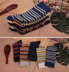 DRASEX Men's Dress Socks Funky Colorful Pattern Cotton Novelty Casual Crew Socks
