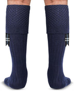 DSS KILTS-Kilt Hose, Tradional Scottish Kilt Scocks Wool Blend, Bubbled Design Kilt Socks for USA Shoe Sizes