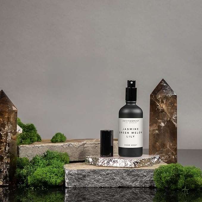 Stone Candles Environment Inspired by 5-Star Hotels WN Room Spray, 100ml Air Freshener (Jasmine | Green Melon | Lily) Home Fragrance Accessories, Room Perfume, Room Deodorizer, Vegan & Cruelty-Free