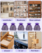 26 Pack French Lavender Sachet Bags, 100% Natural French Potpourri Dried Lavender Sachets for Drawers and Closets, Strong Smell Fragrance Fresh Scents Home