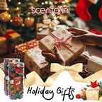 SCENTORINI Potpourri Bags, Potpourri Vase Filler, 10.44 oz Apple Cinnamon Scented Bowl Fillers for Home Decor, Dried Flower for Coastal Bathroom Beach Decor