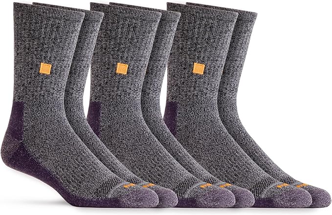 WORN Everyday Crew Socks – Moisture-Wicking Performance Merino, Ultra-Soft, All Day Dry, Men & Women, Work or Daily Use