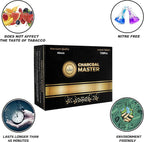 Coal Instant Light – Incense Instant Coal Disks – Coal Tablets – Charcoal Disks – Set of 10 Coal Rolls – 40 mm Quick Light Charcoal Briquettes – Natural Coal Disks – Slow Burn and Low Smoke (600)