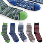DRASEX Men's Dress Socks Funky Colorful Pattern Cotton Novelty Casual Crew Socks