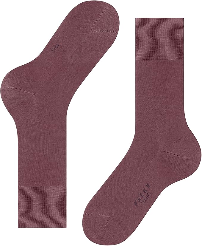 FALKE Men's Tiago Dress Socks, Sustainable Cotton, Crew, 1 Pair