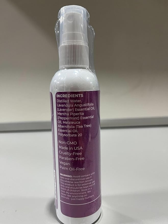 Anti-Acne Pillow Spray, 4 fl oz, Lavender Sleep Spray, Pure Lavender Essential Oil Air Freshener, Pillow Linen Spray for Bedding, Aromatherapy, 1000 Sprays