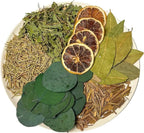 Potpourri Simmering, Fresh Starts Stovetop Potpourri with Mint, Lemon, Lemongrass, Rosemary, Bay Leaf and Eucalyptus, Simmer Pot Ingredients for Home Fragrance, Housewarming, Hostess Gift