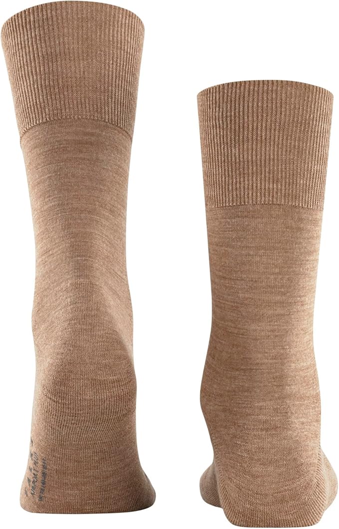 FALKE Men's Airport Dress Socks, Premium Merino Wool Cotton Blend, Sustainable Luxury, Eco-Friendly Business Casual, 1 Pair