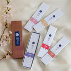 Asayu Japan Incense Sticks Assortment - 5 Floral Fragrances, 20g, 100% Made in Japan Incense Sampler Variety Pack - for Yoga, Zen Meditation & Relaxation