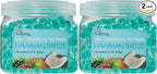Clear Air Odor Eliminator Gel Beads - 12 oz, Pack of 2 - Air Freshener Made with Essential Oils - Eliminates Odors in Bathrooms, Cars, Boats, RVs & Pet Areas - Hawaiian Breeze Scent