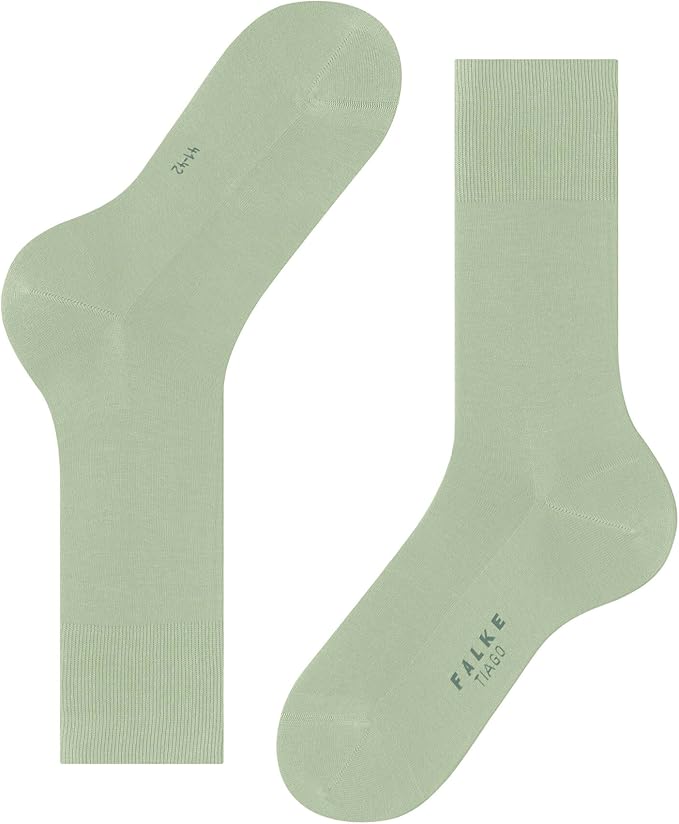 FALKE Men's Tiago Dress Socks, Sustainable Cotton, Crew, 1 Pair