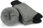 BomKinta Thermal Socks Men - Winter Warm Socks for Cold Weather Crew Socks - Cozy Soft Thick Christmas Boot Socks Size 7-11
